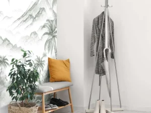 Hot Fotobehang - Vredige Palmbaai, groen Landschappen