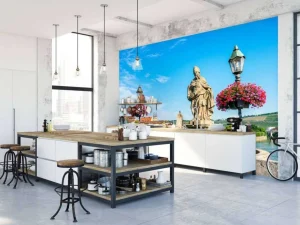 Outlet Frederik van Utrecht standbeeld fotobehang Architectuur