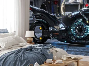 New Futuristische motor design fotobehang Tienerkamer | Transport