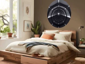 Clearance Futuristische tunnel met reflecterende vloer fotobehang Tienerkamer | 3d