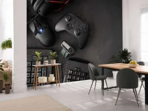 Clearance Game accessoires fotobehang Tienerkamer | Computerkamer