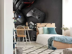 Clearance Game accessoires fotobehang Tienerkamer | Computerkamer