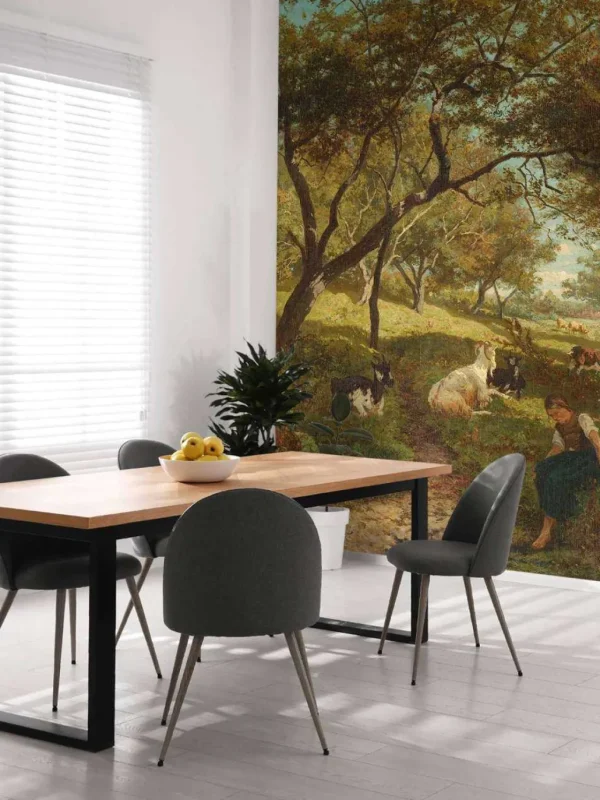 Online Geitenhoedster fotobehang Kunst & Design