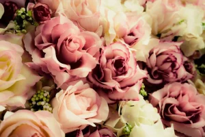 Hot Gekleurde rozen boeket fotobehang Bloemen