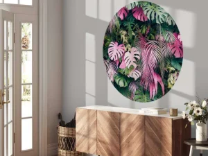 Clearance Gevarieerde en kleurrijke bladeren fotobehang Tienerkamer | Bloemen