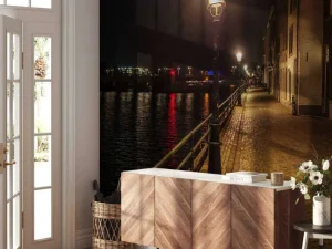 Clearance Gezellig straatje in Maastricht fotobehang Steden | Architectuur