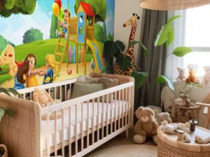 Discount Gezellige speeltuin fotobehang Kinderkamer
