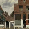 Discount Gezicht op huizen in Delft fotobehang Kunst & Design | Architectuur