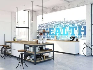 Hot Gezondheid woorden design fotobehang Sport