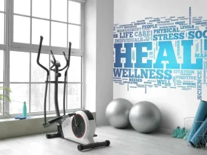 Hot Gezondheid woorden design fotobehang Sport