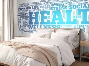 Hot Gezondheid woorden design fotobehang Sport