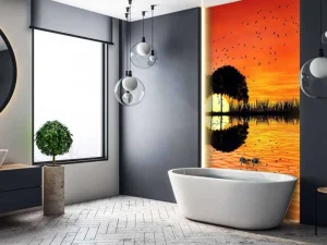 Sale Gitaar in de natuur fotobehang Tienerkamer