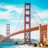 Best Golden Gate Bridge op een heldere dag fotobehang Architectuur