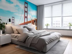 Best Golden Gate Bridge op een heldere dag fotobehang Architectuur