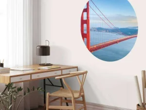 Fashion Golden Gate Bridge verlicht fotobehang Architectuur