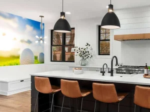 New Golfballen met houder op kunstgras fotobehang Kinderkamer | Sport