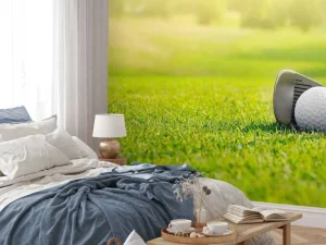 Discount Golfclub met bal close-up fotobehang Kinderkamer | Sport