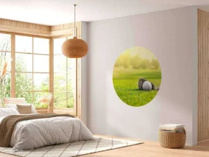 Discount Golfclub met bal close-up fotobehang Kinderkamer | Sport