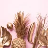 Fashion Goud fruit en bladeren fotobehang Tienerkamer | Keuken