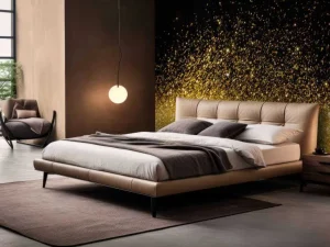 Discount Gouden glitters met een zwarte achtergrond fotobehang Tienerkamer | Oppervlakten