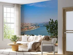 Hot Gouden Hoorn in Istanbul fotobehang Steden | Architectuur