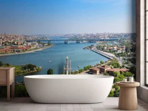 Hot Gouden Hoorn in Istanbul fotobehang Steden | Architectuur