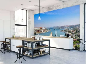 Hot Gouden Hoorn in Istanbul fotobehang Steden | Architectuur