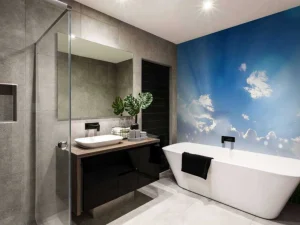 Sale Gras onder prachtige wolken fotobehang Tienerkamer | Kinderkamer