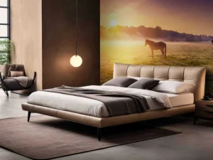 Sale Grazende paarden bij zonsondergang fotobehang Tienerkamer | Kinderkamer