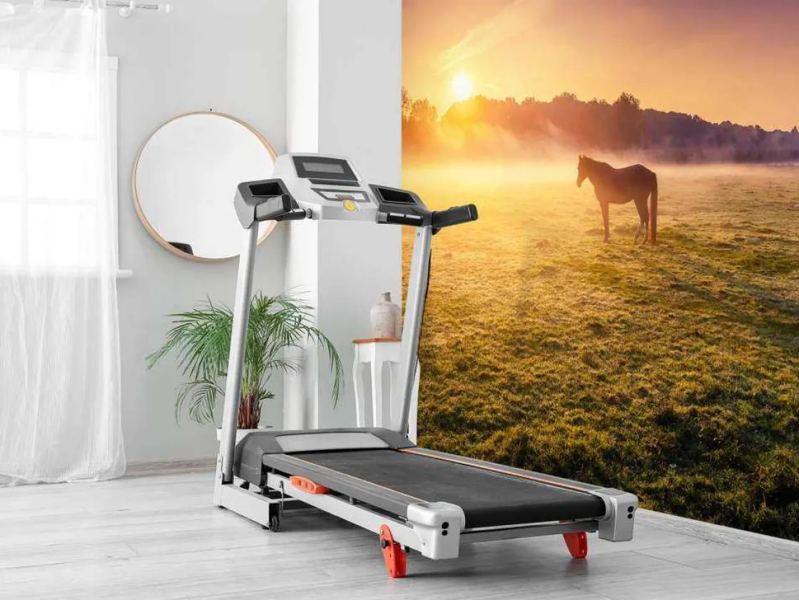grazende_paarden_bij_zons_6.webp Sale Grazende paarden bij zonsondergang fotobehang Tienerkamer | Kinderkamer