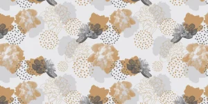 Clearance Grijs bloemen patroon Bloemen