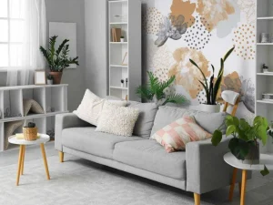 Clearance Grijs bloemen patroon Bloemen