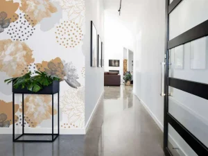 Clearance Grijs bloemen patroon Bloemen