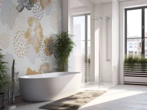 Clearance Grijs bloemen patroon Bloemen