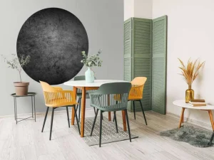 Sale Grijze muur met krassen fotobehang Gang | Oppervlakten