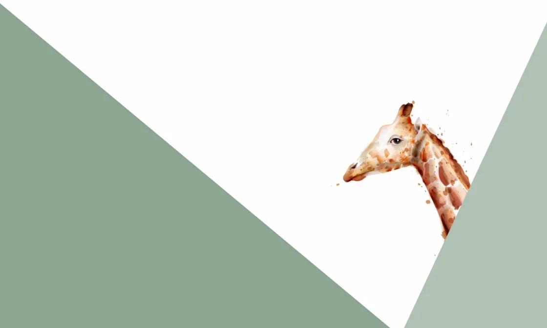 groene_driehoeken_met_gir_0.webp Discount Groene driehoeken met giraffe Kinderkamer | Dieren