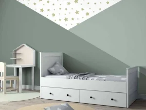 Clearance Groene driehoeken met sterren Kinderkamer