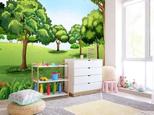 Discount Groot bos fotobehang Kinderkamer