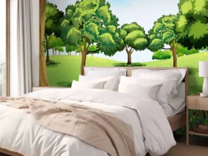 Discount Groot bos fotobehang Kinderkamer