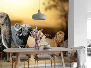 Best Grote Afrikaanse dieren fotobehang Dieren