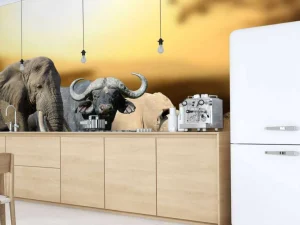 Best Grote Afrikaanse dieren fotobehang Dieren