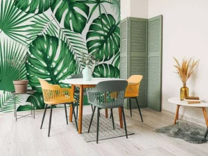 Sale Grote Groene Bladeren fotobehang Bloemen