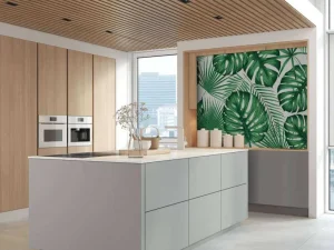 Sale Grote Groene Bladeren fotobehang Bloemen
