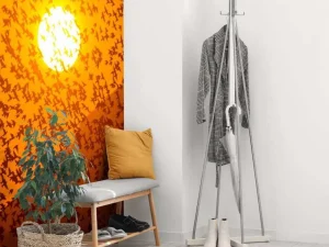 Discount Grote groep vogels bij zonsondergang fotobehang Dieren