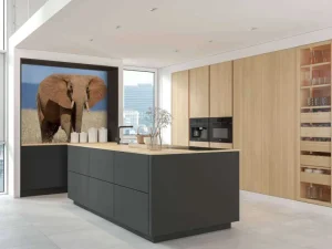 Outlet Grote olifant in hoog gras fotobehang Tienerkamer