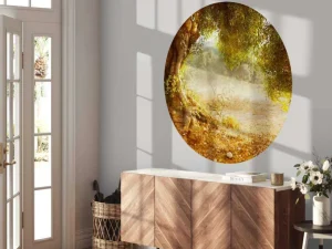 Discount Grote oude olijfboom fotobehang Bloemen