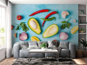Clearance Guacamole ingrediënten fotobehang Keuken