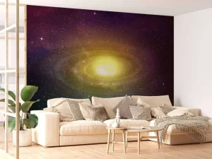 Outlet Heelal gevuld met sterren fotobehang Tienerkamer | Kinderkamer