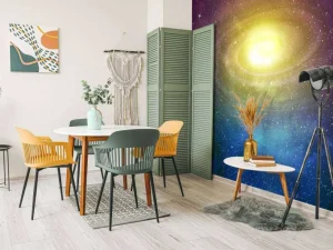 Outlet Heelal gevuld met sterren fotobehang Tienerkamer | Kinderkamer