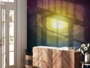 Outlet Heelal gevuld met sterren fotobehang Tienerkamer | Kinderkamer